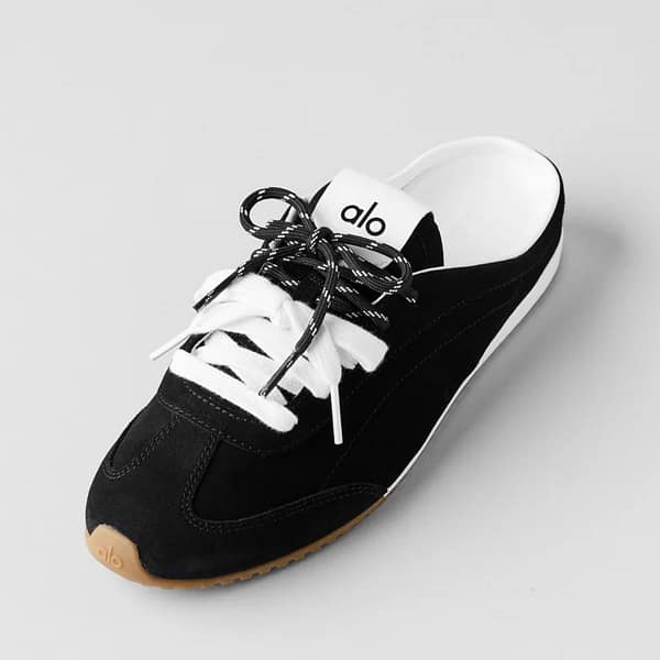 Alo Sunset Sneaker Mule Black