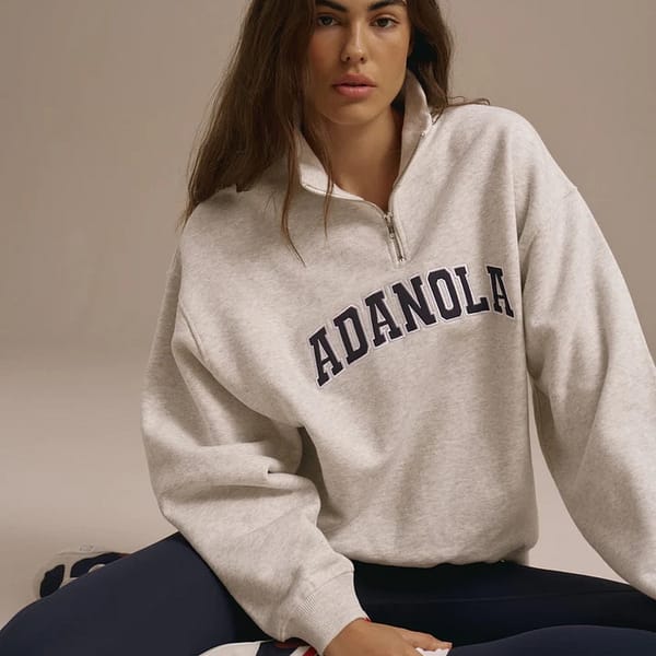 Adanola Neck Zip Sweatshirt