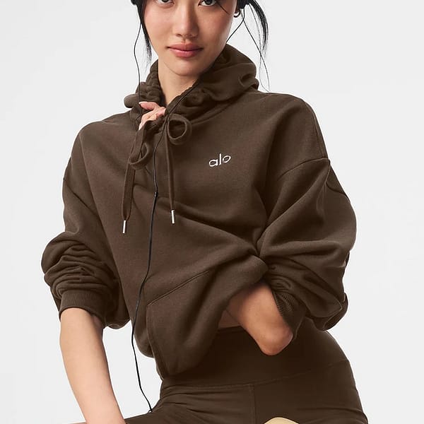 Alo espresso hoodie