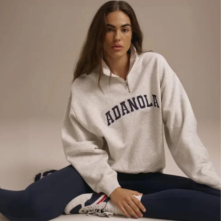 Adanola Neck Zip Sweatshirt